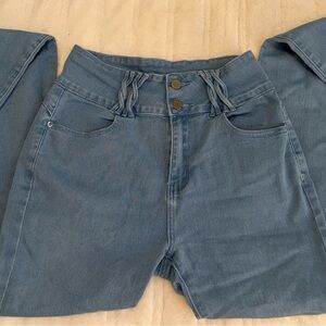 ALL AMERICANA Blue Women's Stretch Jeans